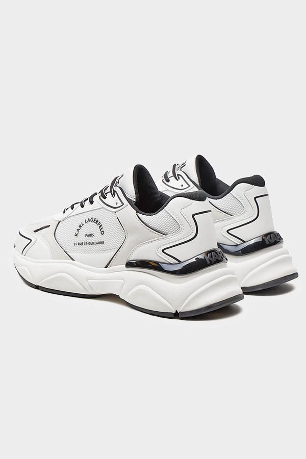 ΠΑΠΟΥΤΣΙΑ SNEAKERS KARL LAGERFELD - 410 WΗΙΤE LEATHER & TEXTILE